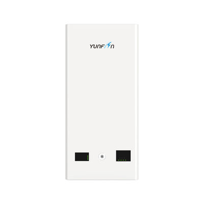 kualitas YUNFAN YF51200-5KW Sistem Penyimpanan Energi Pemasangan di Dinding All-in-One 51.2V 200Ah 10.24kWh LiFePO4 5kW Inverter Hibrid Maks 6 Unit Paralel Tenaga Cadangan Surya Rumah pabrik