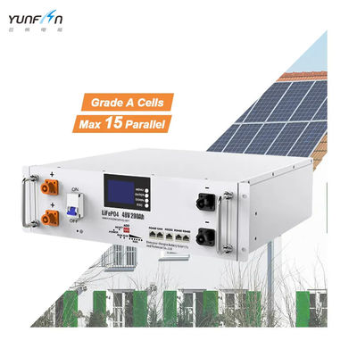 LiFePo4 Rak Baterai Lithium 48V 51.2V 6000 Siklus Hidup Kompatibel