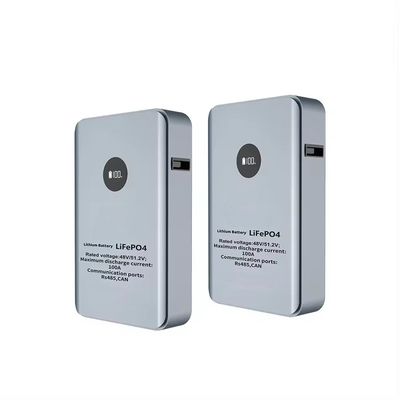 48V 51.2V 100Ah 200Ah Residential LiFePo4 Baterai Solusi Energi Kapasitas Besar Tipe dipasang di dinding