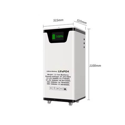 Kualitas Pabrik Langsung YF51400LP-HES-FM 20.48kWh Baterai Lithium Storage 51.2V 400Ah 6000 Siklus Kompatibel dengan Sebagian Besar Inverter Surya OEM ODM pabrik