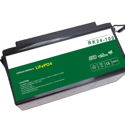 kualitas Baterai Lithium 24V 30AH yang sangat kuat 8000 Siklus Struktur yang sangat ringan untuk penggunaan kendaraan pabrik