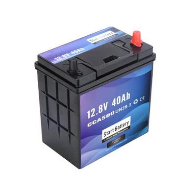 kualitas 12V 40Ah LiFePO4 Starting Battery 500CCA Bluetooth Lithium Battery dengan Smart BMS pabrik