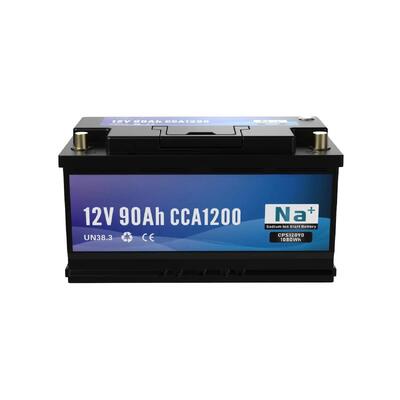 kualitas 12V 90Ah Natrium Ion Starting Battery 1200CCA Bluetooth Baterai Lithium Daya Maksimum Untuk Truk Tugas Berat Generator Laut dan Cadangan Besar pabrik