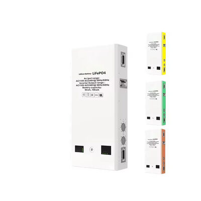 kualitas YF51100 5KW Baterai Surya yang dipasang di dinding Sistem penyimpanan 5.12kWh LiFePO4 Daya cadangan Dan 5kW Inverter Hybrid All-in-One Untuk Kemerdekaan Energi Rumah pabrik