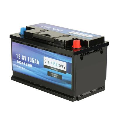 kualitas 12.8V 105Ah High Crank LiFePO4 Battery1344Wh 1200CCA Untuk Extreme Starting Dan Deep Cycle OEM ODM Siap Untuk Distributor Grosir pabrik