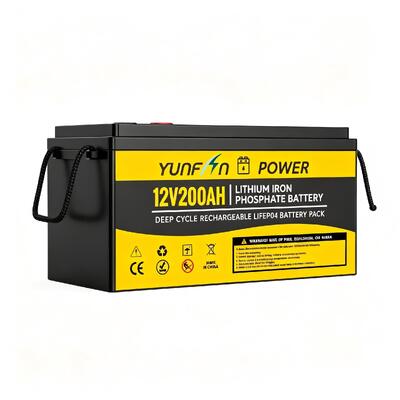 kualitas Baterai Siklus Dalam LiFePO4 12.8V 200AH 2560Wh Baterai Lithium Iron Phosphate Dengan BMS Bawaan 5000 Siklus Penggantian Drop-in Untuk Asam Timbal Dalam RV Tenaga Cadangan UPS Laut Surya pabrik