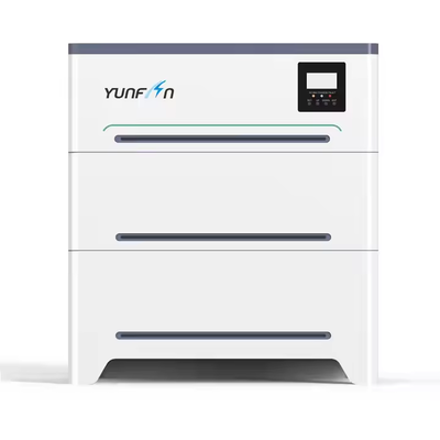 kualitas Sistem Penyimpanan Energi All-in-One yang Dapat Ditumpuk Inverter Hibrid 5kW Modul Baterai LiFePO4 51.2V 100Ah RS485 CAN Monitor WiFi Untuk Daya Cadangan Tenaga Surya Rumah pabrik