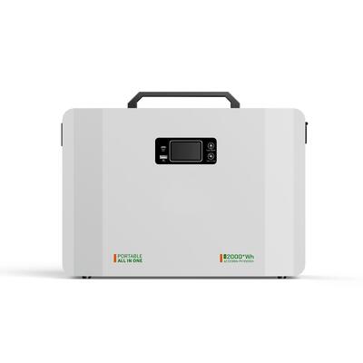 Kualitas Portable Power Station Solar Generator LiFePO4 Power Station Pure Sine Wave Power Station Emergency Power Station For Home For RV Travel Van Life pabrik