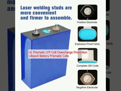 UL Prismatic LFP Cell Overcharge Protection Lifepo4 Baterai Prismatic Cells