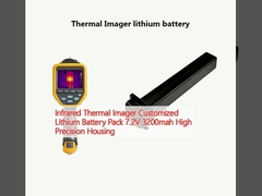 Infrared Thermal Imager Customized Lithium Battery Pack 7.2V 3200mah Perumahan presisi tinggi