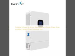 Cocok untuk Baterai Asam Timah dan lifepo4 Single Phase Solar Inverter 230Vac 10kw Sesuai ukuran
